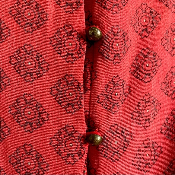 MINKPINK Women’s Boho Printed Button Down Tunic Dress Small - Picture 3 of 5